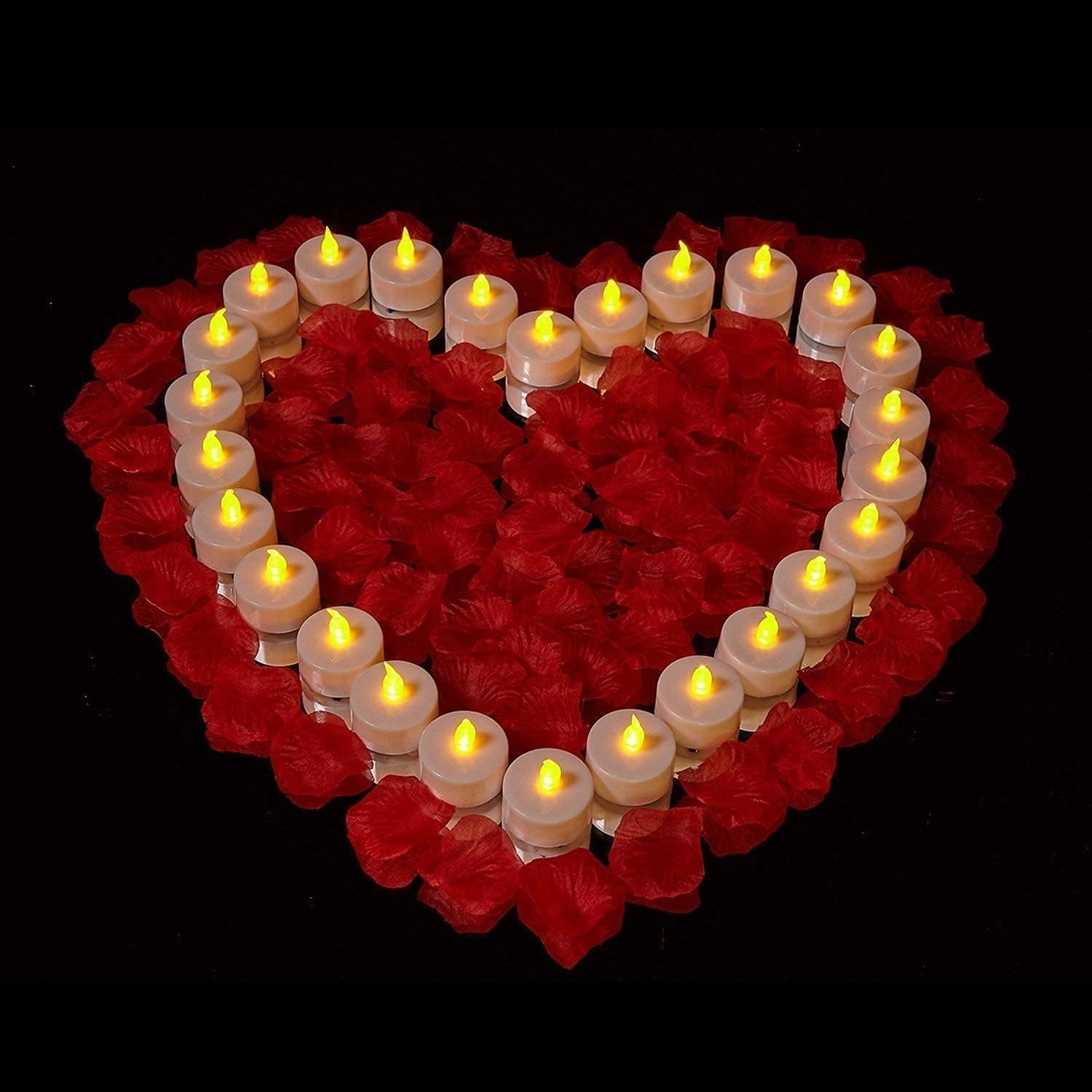 Tea Light Candles with Remote Control,Flickering Flameless LED Candle,Long Lasting 400+Hours,Battery Operated with Timer for Home Decoration Seasonal &Festival Celebration Warmyellow (24Pcs)