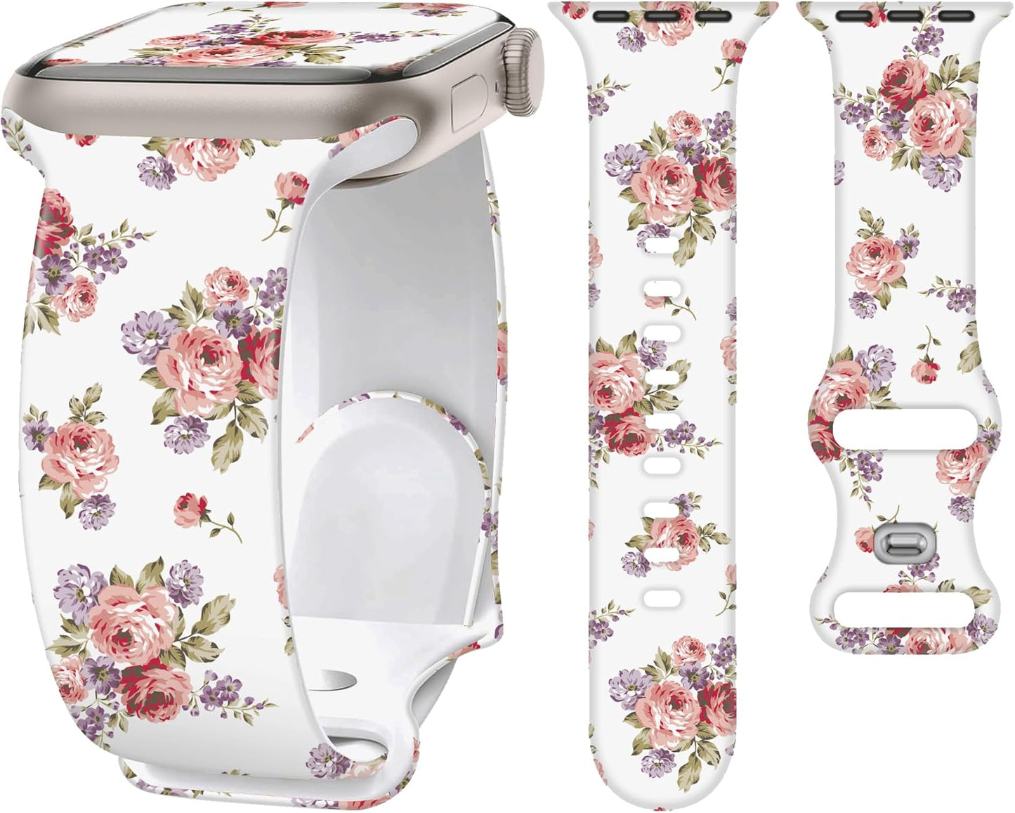 Lucky Clover Band for Apple Watch Bands 46Mm 45Mm 44Mm 49 42Mm(S3) for Women, St Patricks Day Silicone Iwatch Bands Series 10 9 8 7 SE 6 5 4 3, Shamrocks Gifts Strap for Apple Watch Band