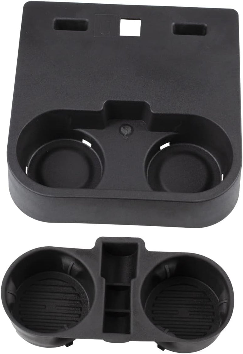 Front Console Cup Holder Compatible with Ford F150 2015-2020 and Ford F-Series Super Duty 2017-2022 Year, Center Cup Holder under Front Seat Bottom, HC3Z-2813562-AB