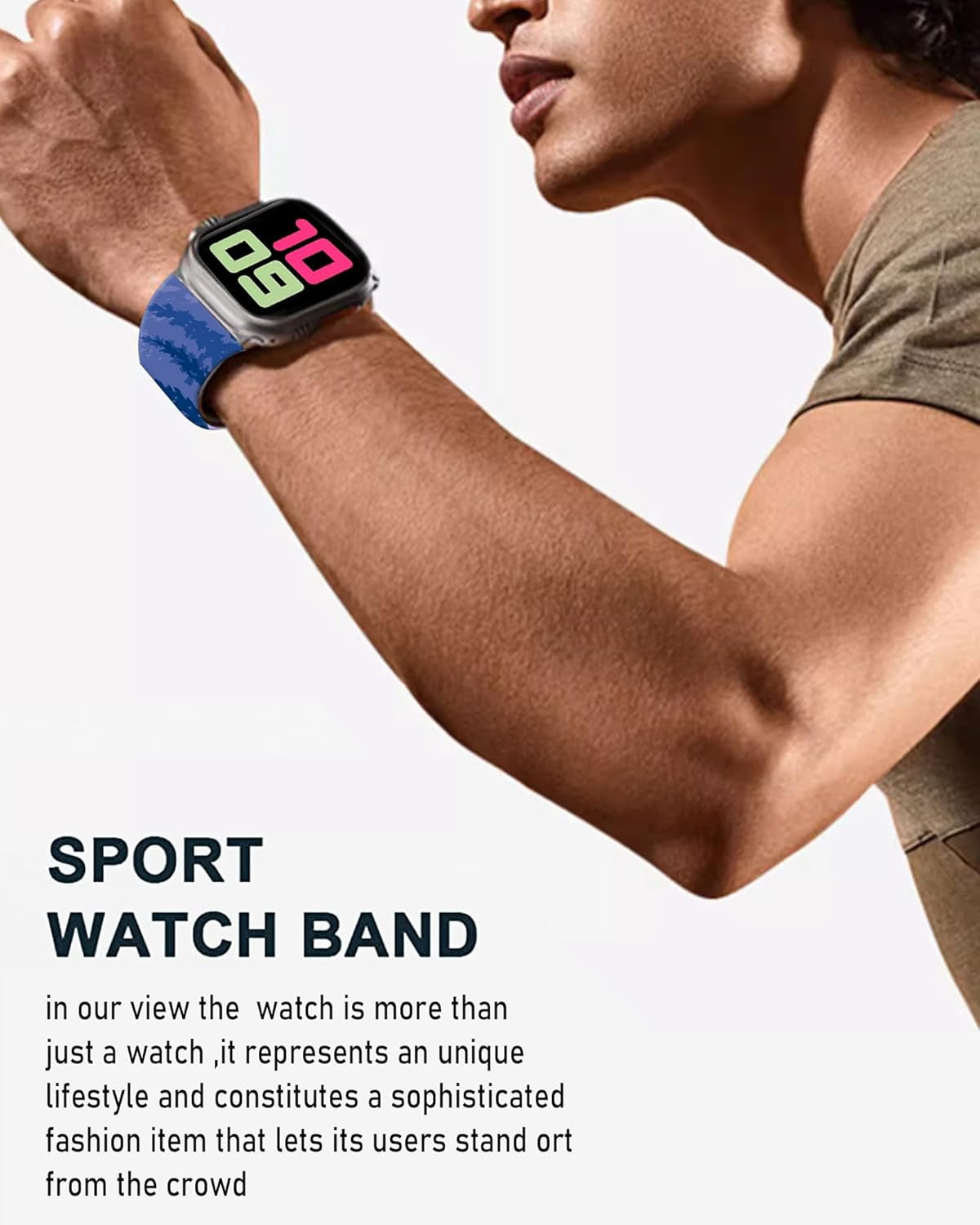 Sport Watch Bands Compatible with Apple Watch Band 38Mm 40Mm 41Mm for Women Men, Adjustable Soft Silicone Replacement Smartwatch Wristband for Iwatch Series 7 6 5 4 3 2 1 SE