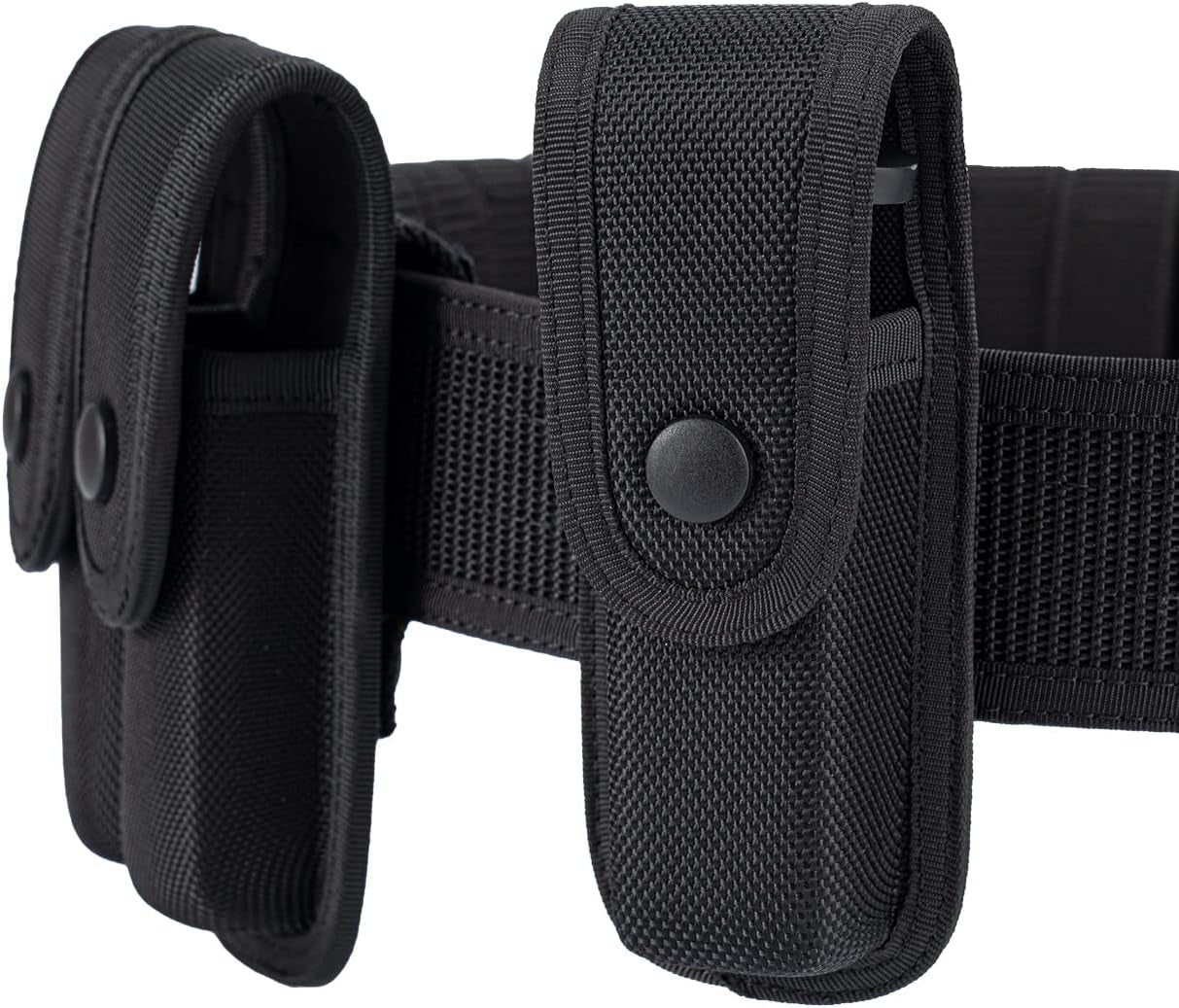 Molded Nylon Mag Pouch Duty Belt Pistol Magazine Holster Case Mag MOLLE Holder Carrier Compatible W/Single & Double Stack Magazines .380, 9Mm 40 Cal for S&W M&P Ruger Walther Glock H&K