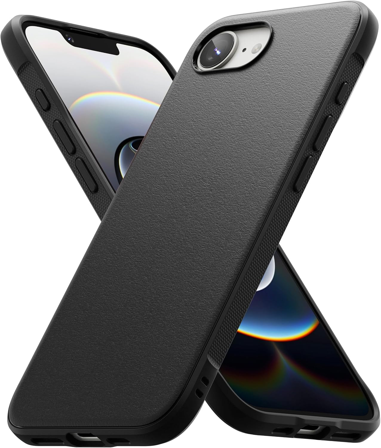 Onyx [Feels Good in the Hand] Compatible with Iphone 16E Case, Anti-Fingerprint Technology Prevents Oily Smudges Non-Slip Enhanced Grip Precise Cutouts for Camera - Black