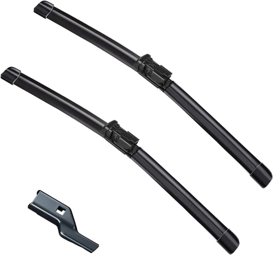 2 Factory Wiper Blades Replacement for Tesla Model 3 2017-2021 & Model Y 2020-2021 Original Equipment Windshield Wiper Blades Set 26"+19" (Set of 2) Top Lock