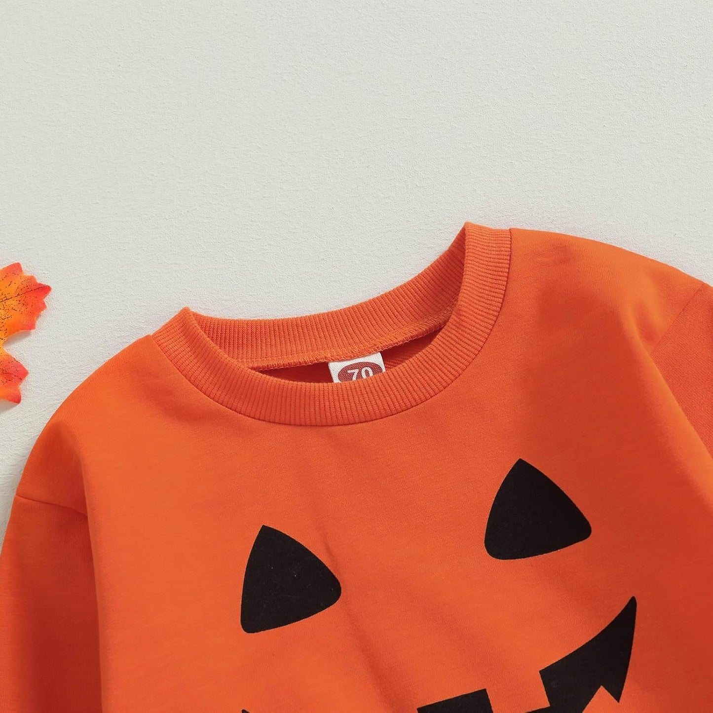 Halloween Baby Girl Boy Outfits Pumpkin Sweatshirt Long Sleeve Hoodies Halloween Baby Costume Toddler Fall Clothes