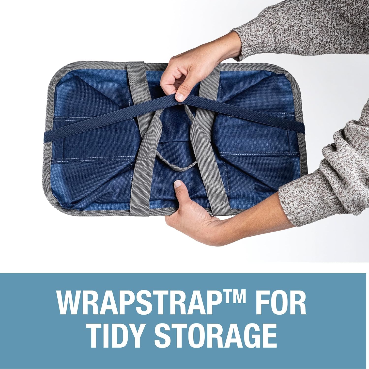 Ecobasket 30 Liter Reusable Tote Bag with Reinforced Bottom: Collapsible Grocery Shopping Basket