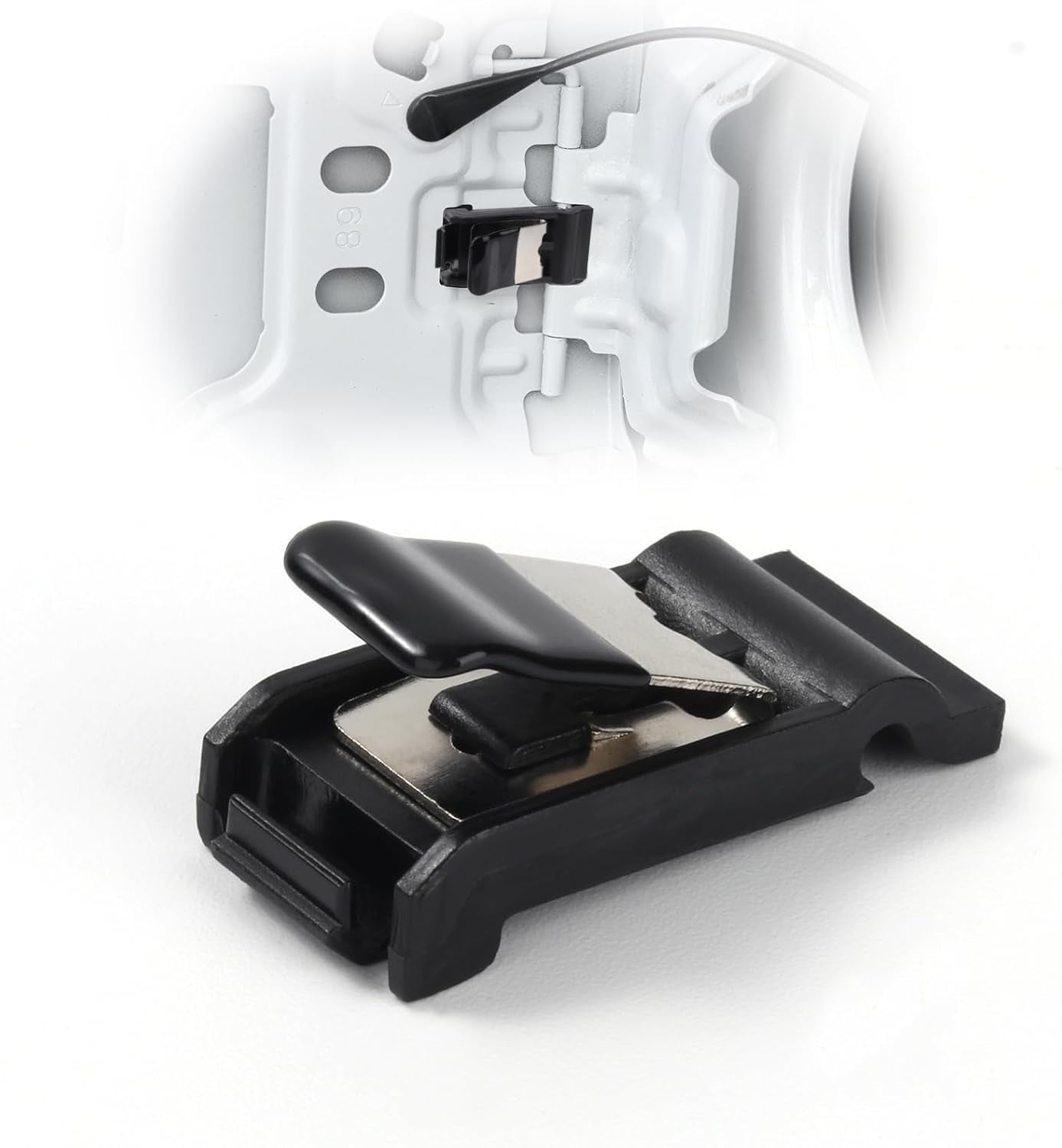 Fuel Door Spring Clip Compatible for Toyota 2019-2022 Avalon Camry RAV4, Fits for 4Runner 2004-2009,Gas Tank Door Cover Spring 77360-35040