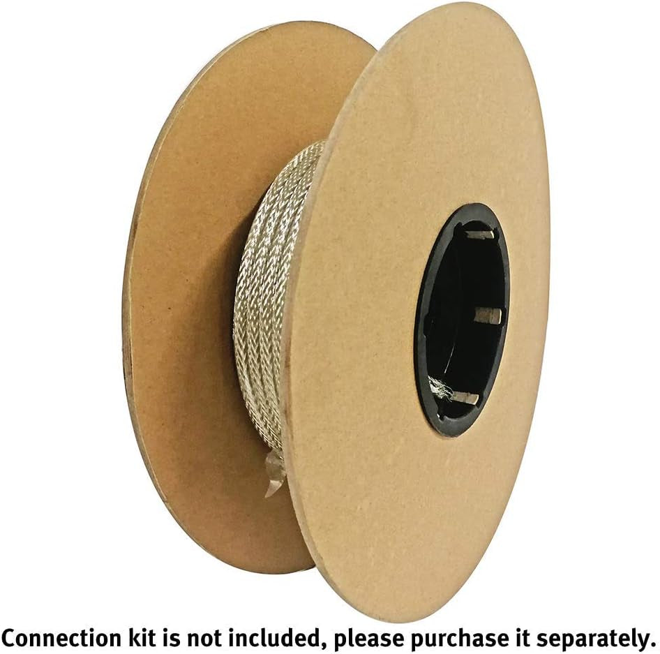 Mobile Home 100' Heat Cable HTM Braid Self Regulating Heating Tape Water Line Freeze Protection Heat Trace for Water Pipes