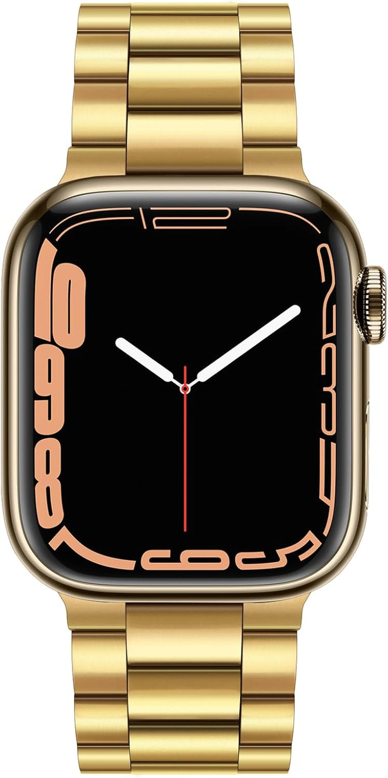 Band Compatible with Apple Watch Band 41Mm 40Mm 38Mm Premium Stainless Steel Metal Replacement Strap Compatible with Apple Watch SE Series 9 8 7 6 5 4 3 2 1 (Gold)