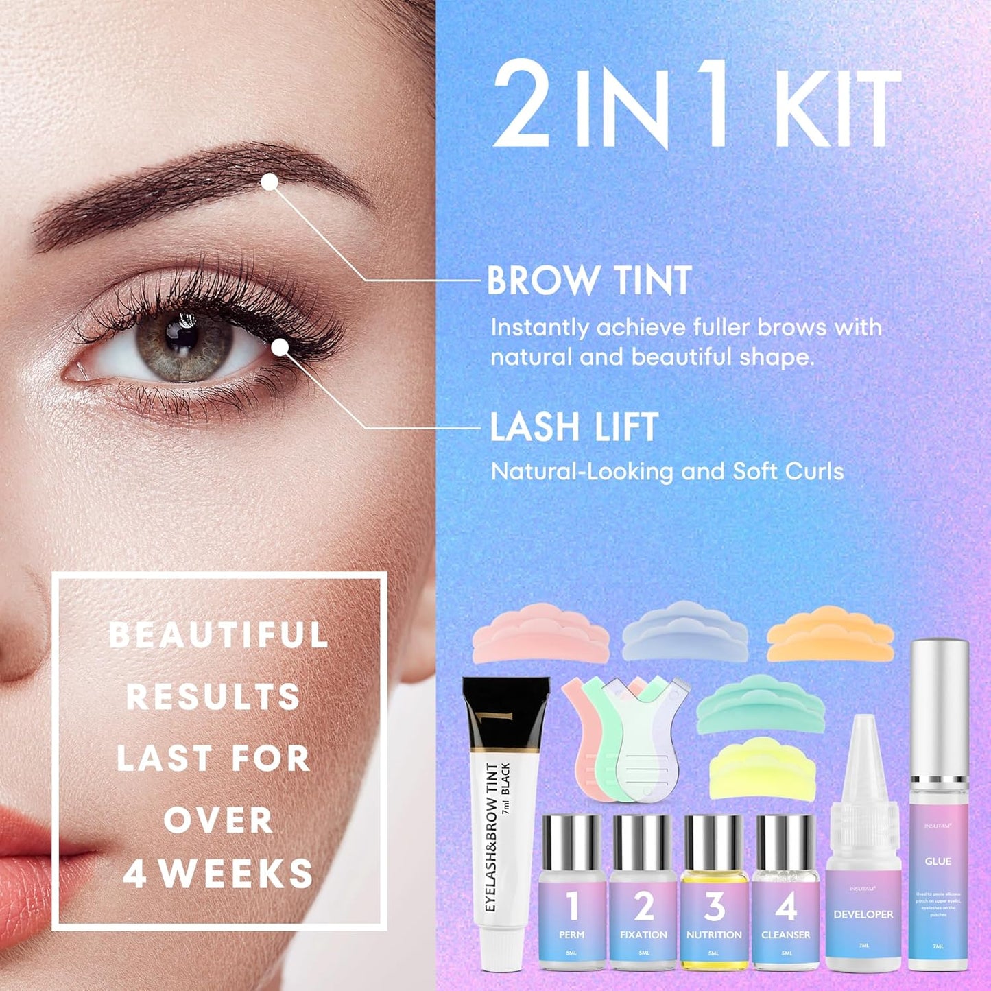 Lash Lift Kit at Home Salon: Eyelash Lift Kit for Beginner