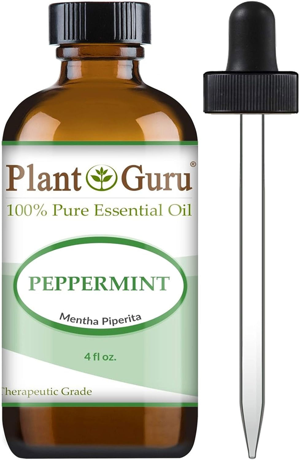 Peppermint Essential Oil 4 Oz 100% Pure Undiluted Therapeutic Grade Extract of Mentha Piperita, Great for Aromatherapy Diffuser, Skin Body and Hair TLBH