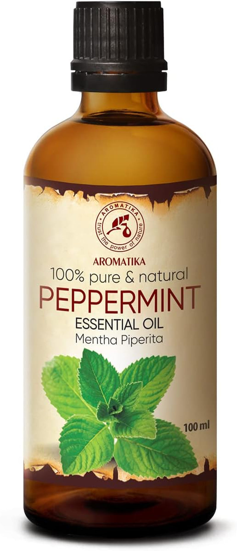 Peppermint Essential Oils 6.8 Fl Oz - 2X100Ml - Mentha Piperita - India - 100% Pure & Natural Oil - Best for Aromatherapy - Home Fragrances - Diffuser - Aroma Lamps - Skin Care TLBH