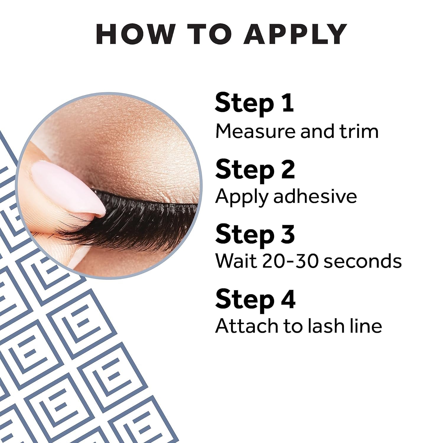 Volume Accent No. 005 Reusable Eyelashes, Adhesive Included, 1 Pair