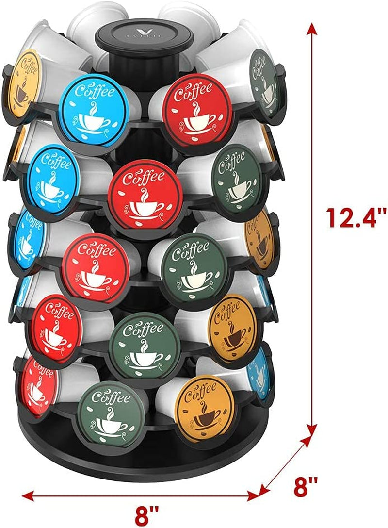 Coffee Pod Storage Carousel Holder Organizer Compatible with 40 Keurig K-Cup Pods