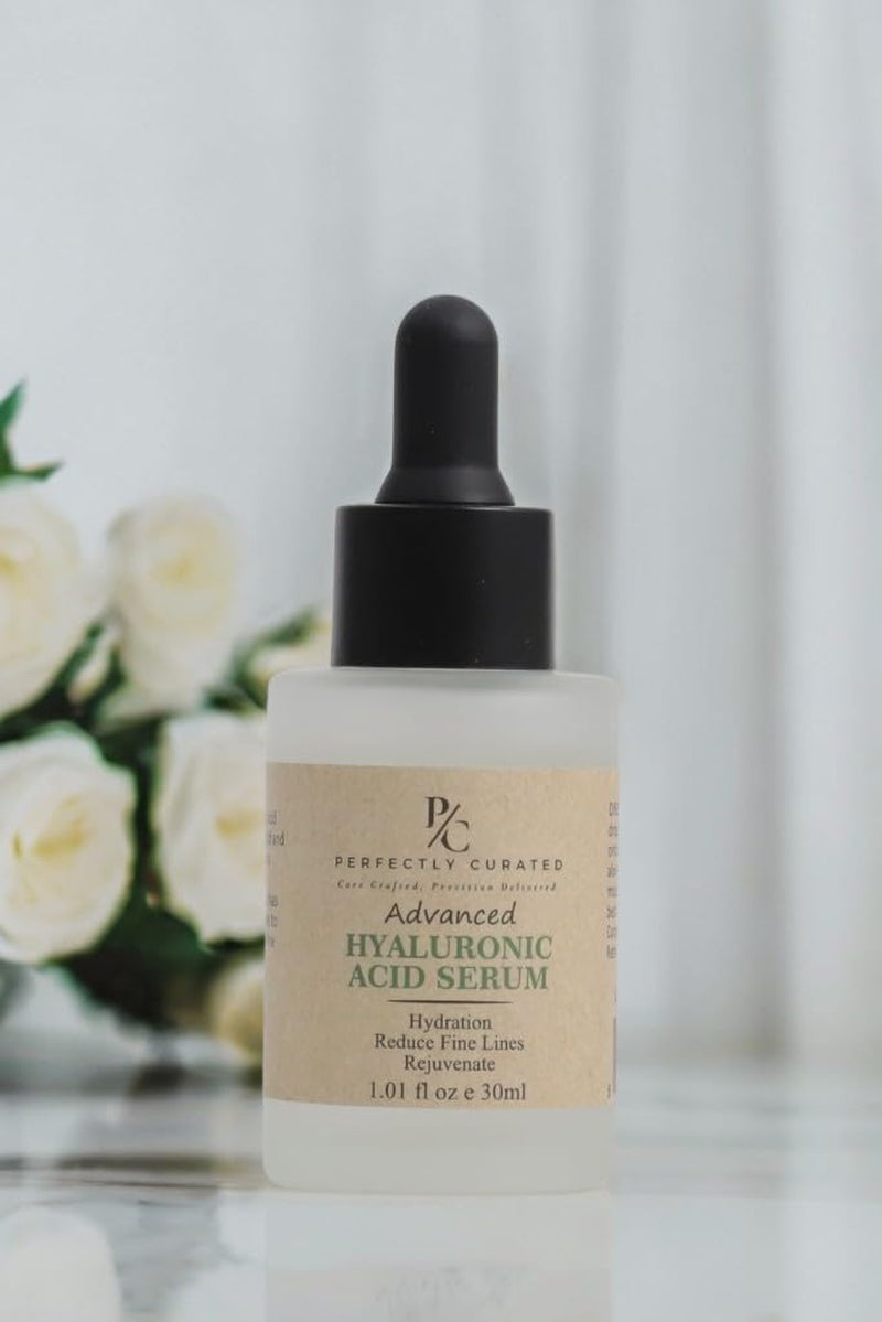 Hyaluronic Acid Advanced Serum for Hydration & Anti-Aging – Firms, Reduces Wrinkles, and Boosts Skin Glow | Nourishing, Rejuvenating Formula with Peptides & Chamomile – 30Ml TLBH