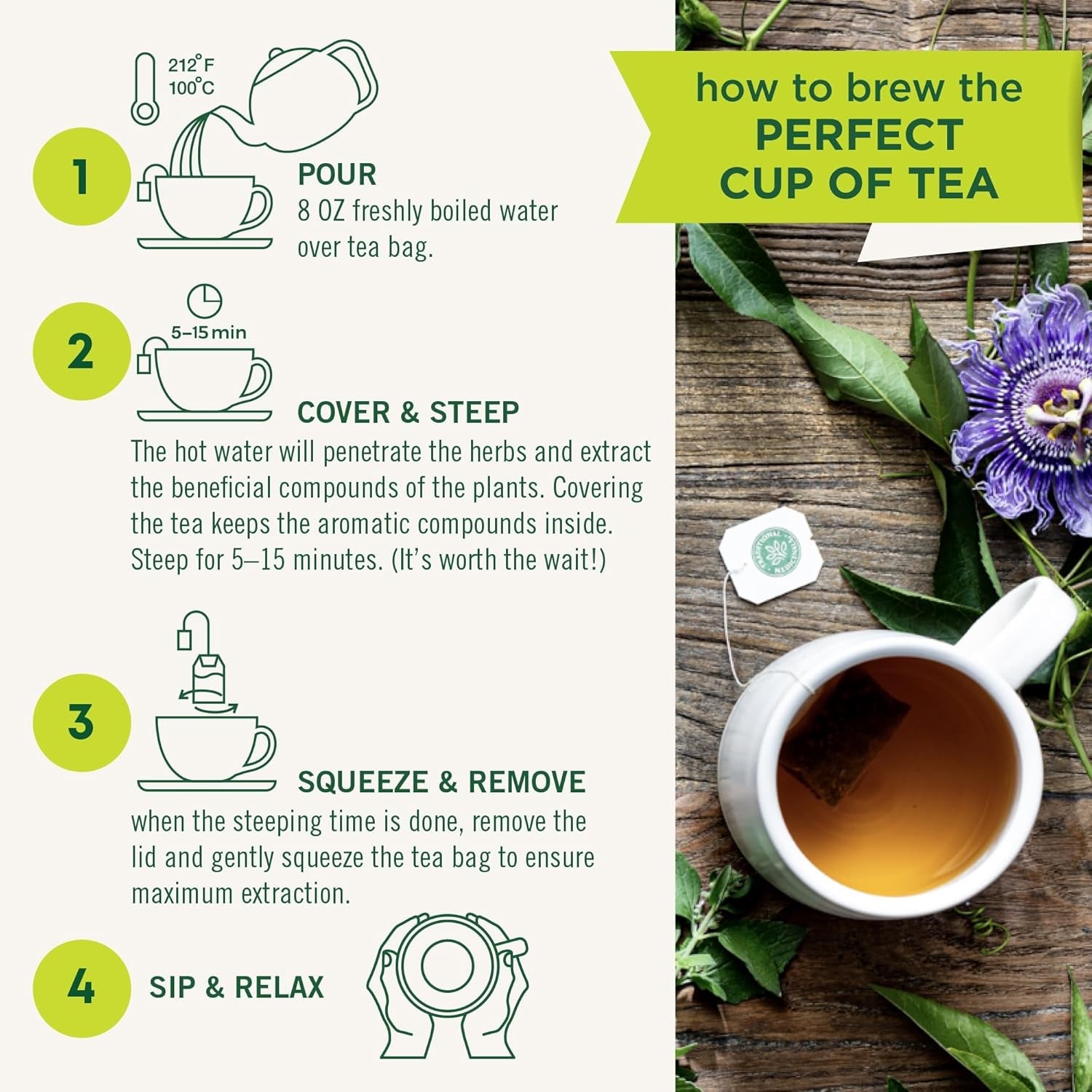 Tea, Organic Echinacea Plus, Promotes Immune Function, W/Spearmint, 16 Tea Bags TLBH
