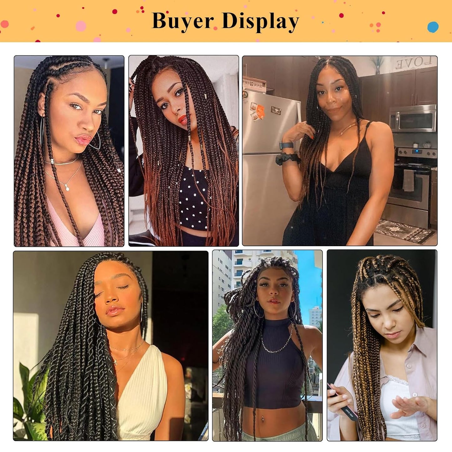 Braiding Hair Pre Stretched - 20 Inch Pre Stretched Braiding Hair 1B/33 Braiding Hair 8 Packs Ombre Braiding Hair Pre Stretched for Black Women (20 Inch(8Packs), 1B/33)