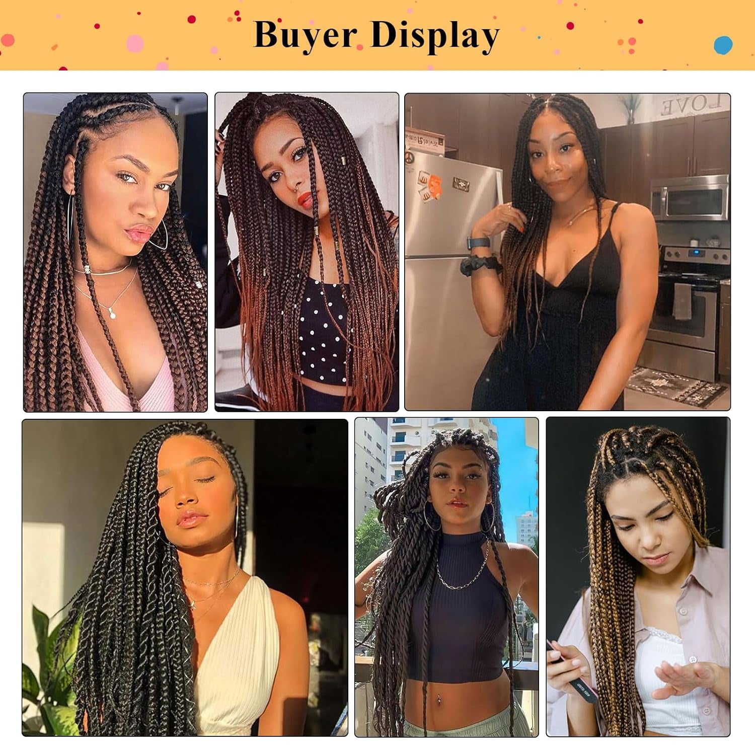 Braiding Hair Pre Stretched - 20 Inch Pre Stretched Braiding Hair 1B/33 Braiding Hair 8 Packs Ombre Braiding Hair Pre Stretched for Black Women (20 Inch(8Packs), 1B/33)