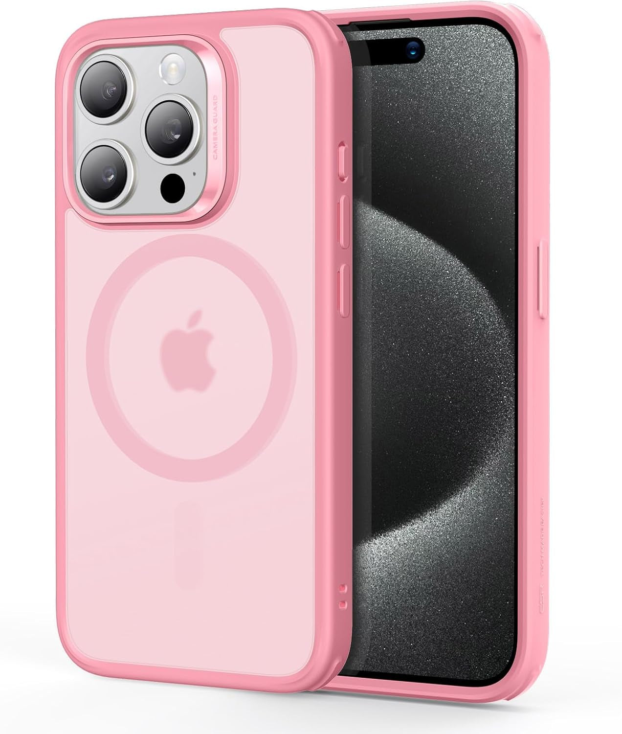 for Iphone 16E Case, Compatible with Magsafe, Shockproof Military-Grade Protection, Magnetic Phone Case for Iphone Se 4 Case, Classic Hybrid Case (Halolock),Frosted Red