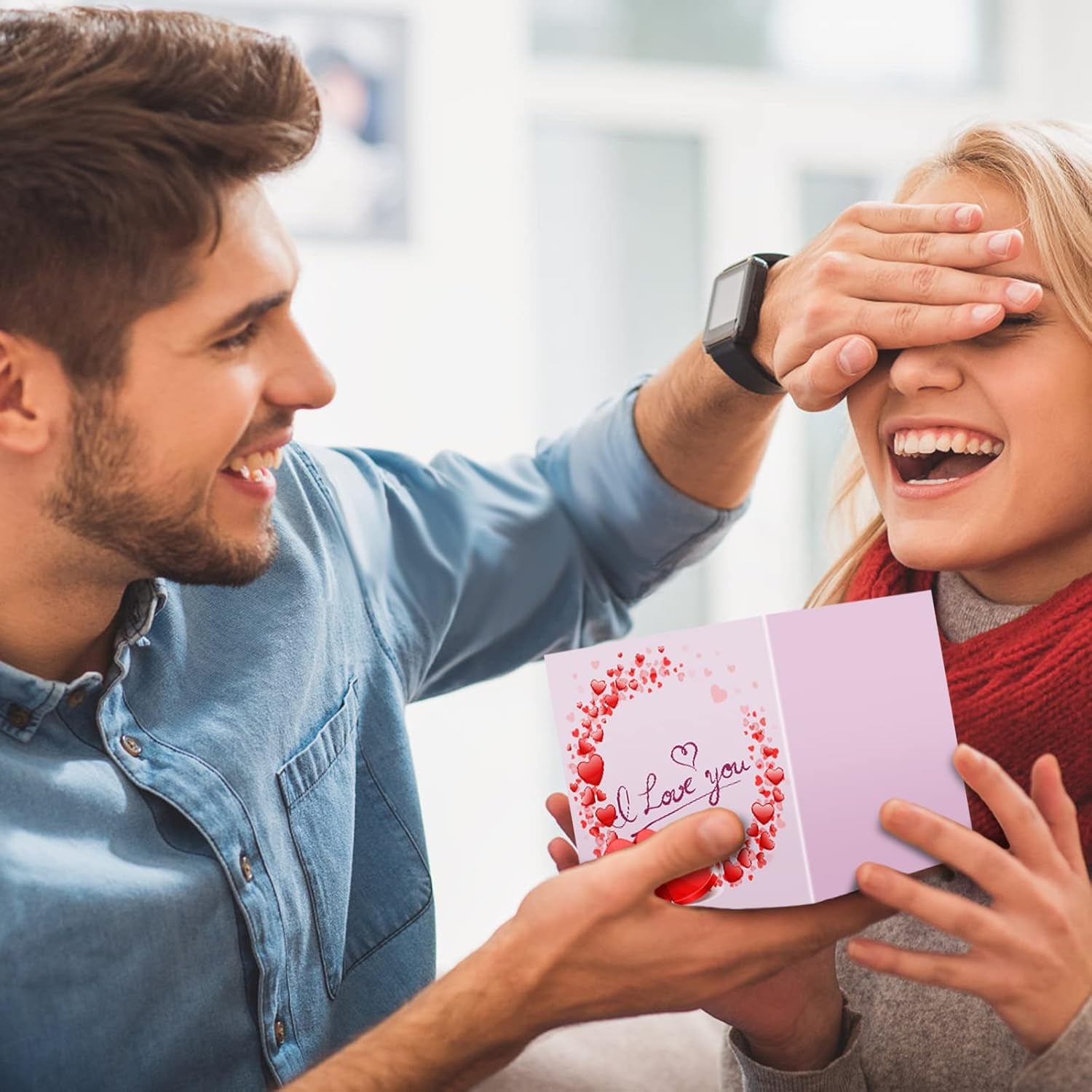 Valentines Day Gifts for Him Her, Romantic Novelty Gifts Toilet Paper, Funny Gag Gifts for Adults Men Women Boyfriend Girlfriend, Valentines Day Decor/Decorations for Party Supplies Valentine'S Day