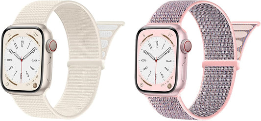 Sport Nylon Loop Strap Compatible with Apple Watch Bands