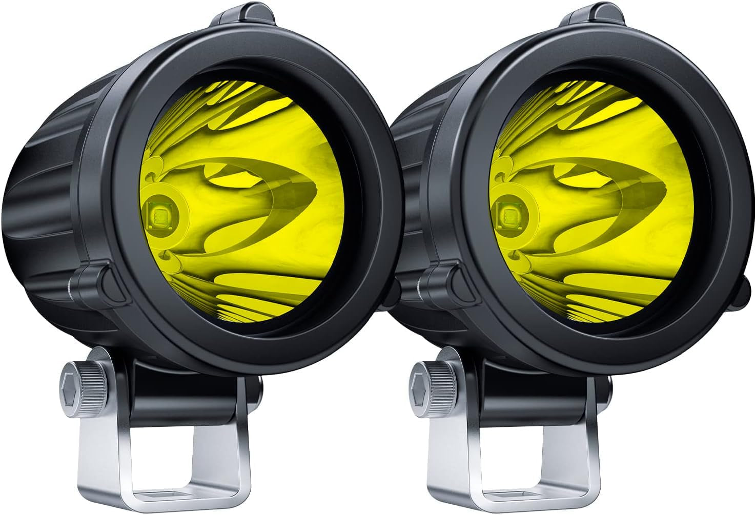 2 Inch LED round Light 20W Spot Driving Light Waterproof Off-Road Work Lamp for Motorcycle, ATV, UTV, Dirt Bike, 4X4 Pickup Truck, Boat, Trailer