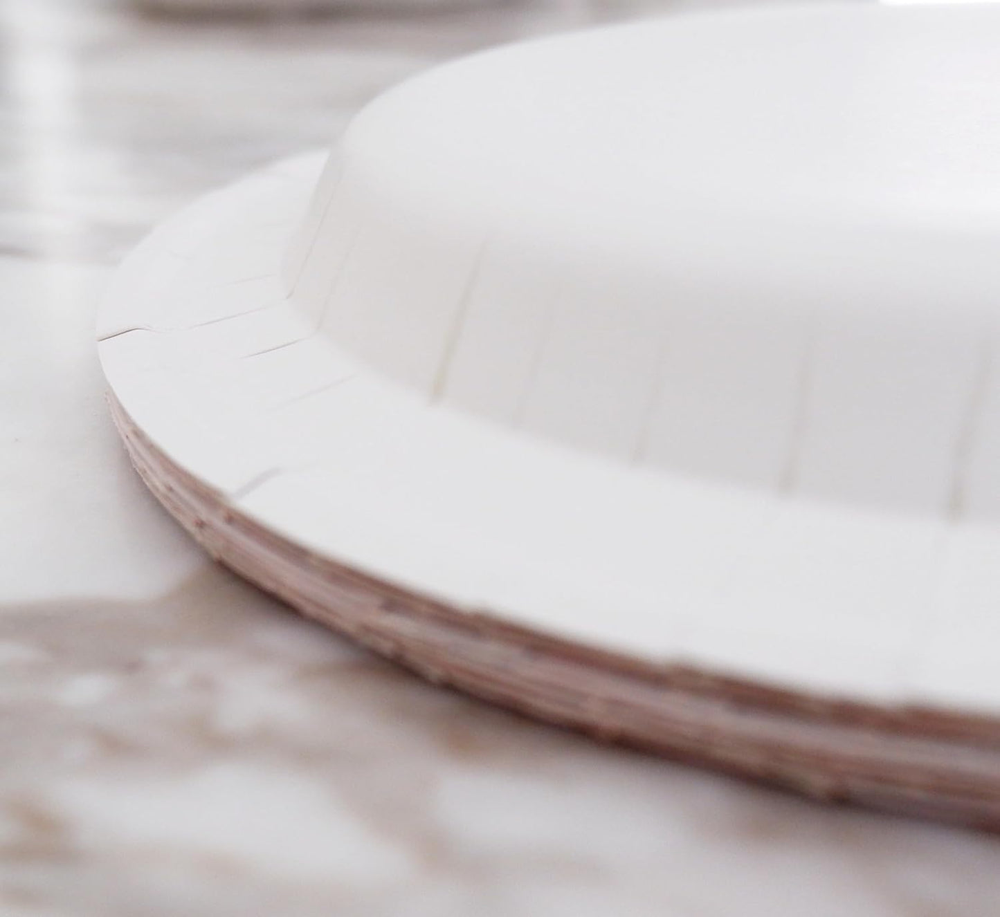 Paper Plates - 60-Count 8" X 8" Disposable Christmas Party Supply Dessert Plates in 6 Designs (Red, Green)