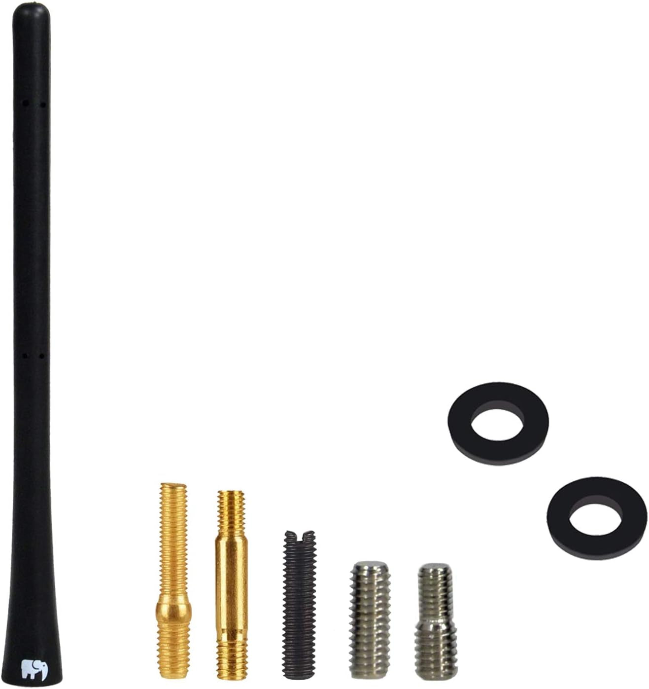 7" Inch Flexible Rubber Copper Core Antenna, Compatible with Ford F-Series (F-150 F-250 F-350 Super Duty Ford Raptor Ranger Trucks 1997-2024) - Designed for Optimized FM/AM Reception