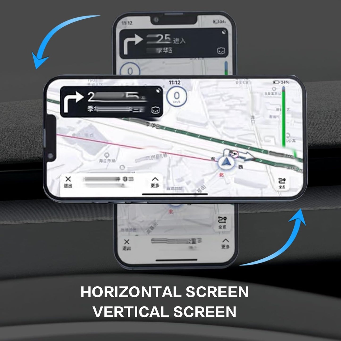 Phone Mount for Tesla Model 3 Highland 2024, for Model 3 2024 Magnetic Phone Mount, for Tesla Phone Holder Tesla Model 3 Accessories 2024, for Iphone 16/15/14/13/12 Series