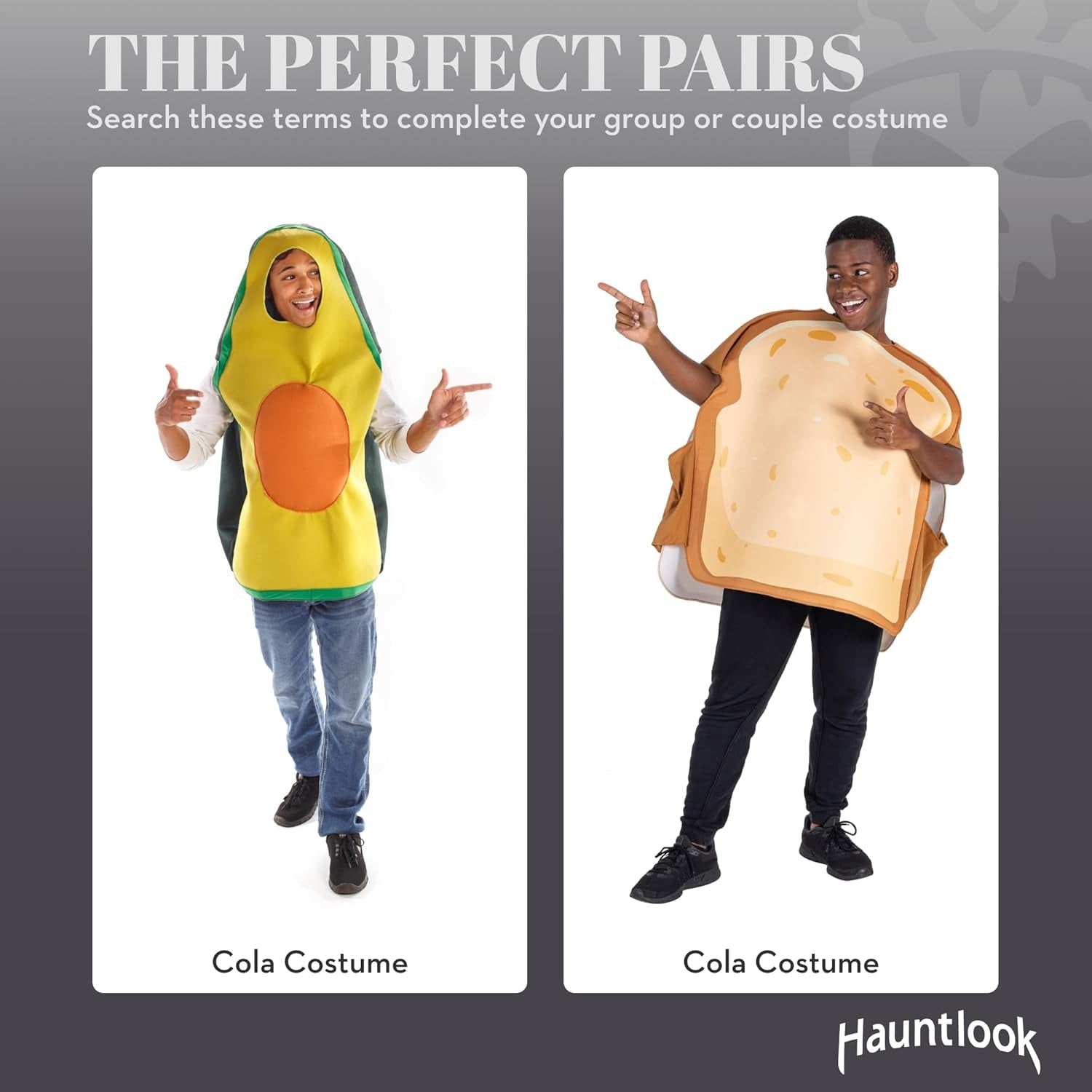 Single Funny Fruit & Veggie Costume | Slip on Halloween Costume for Women and Men| One Size Fits All | Avocado Costume
