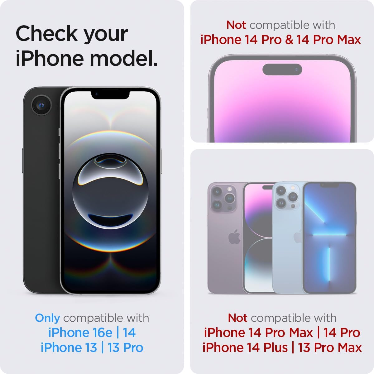 Tempered Glass Screen Protector [Glastr EZ FIT] Designed for Iphone 16E / Iphone 14 / Iphone 13 Pro/Iphone 13 [2 Pack]