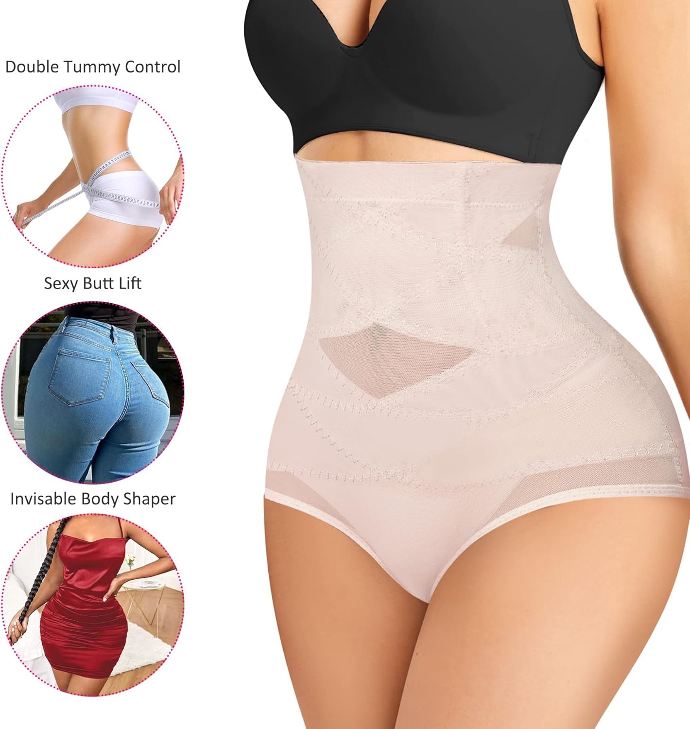 Womens' Tummy Control High Waist Trainer Body Shaper