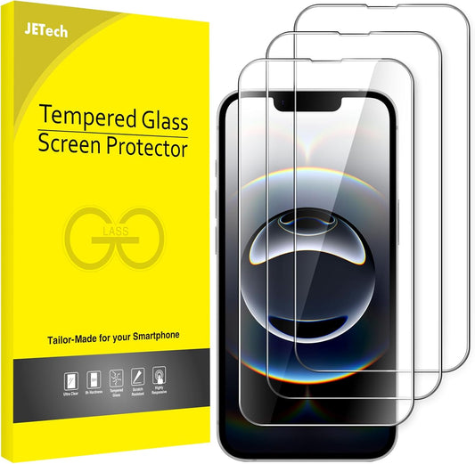 Full Coverage Screen Protector for Iphone 16E 6.1-Inch 2025, 9H Tempered Glass Film, Case-Friendly, HD Clear, 3-Pack