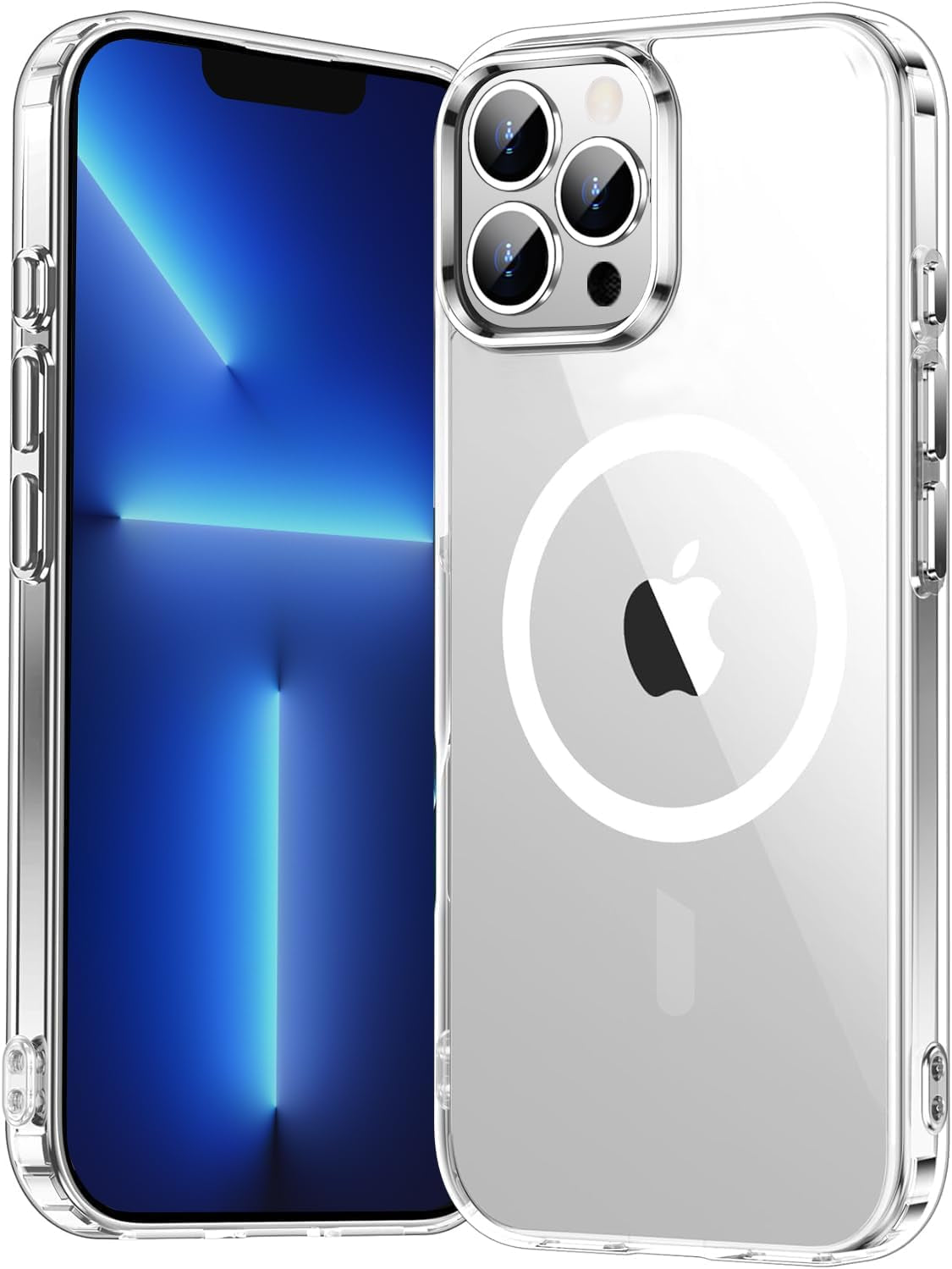 for Iphone 16E Case, [Compatible with Magsafe][Anti-Yellowing][Military-Grade Protection] Shockproof Slim Magnetic Phone Sleeve for Iphone 16E 6.1'', Clear