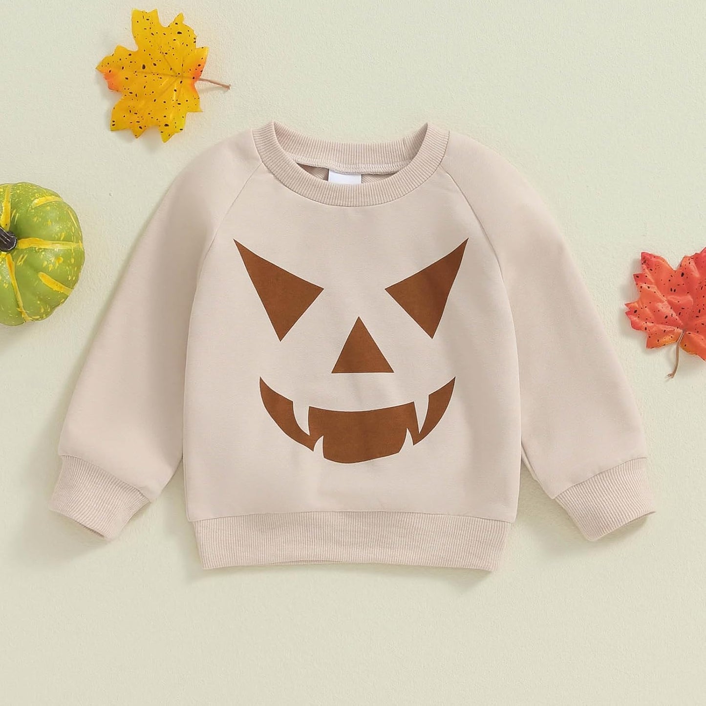 Halloween Baby Girl Boy Outfits Pumpkin Sweatshirt Long Sleeve Hoodies Halloween Baby Costume Toddler Fall Clothes