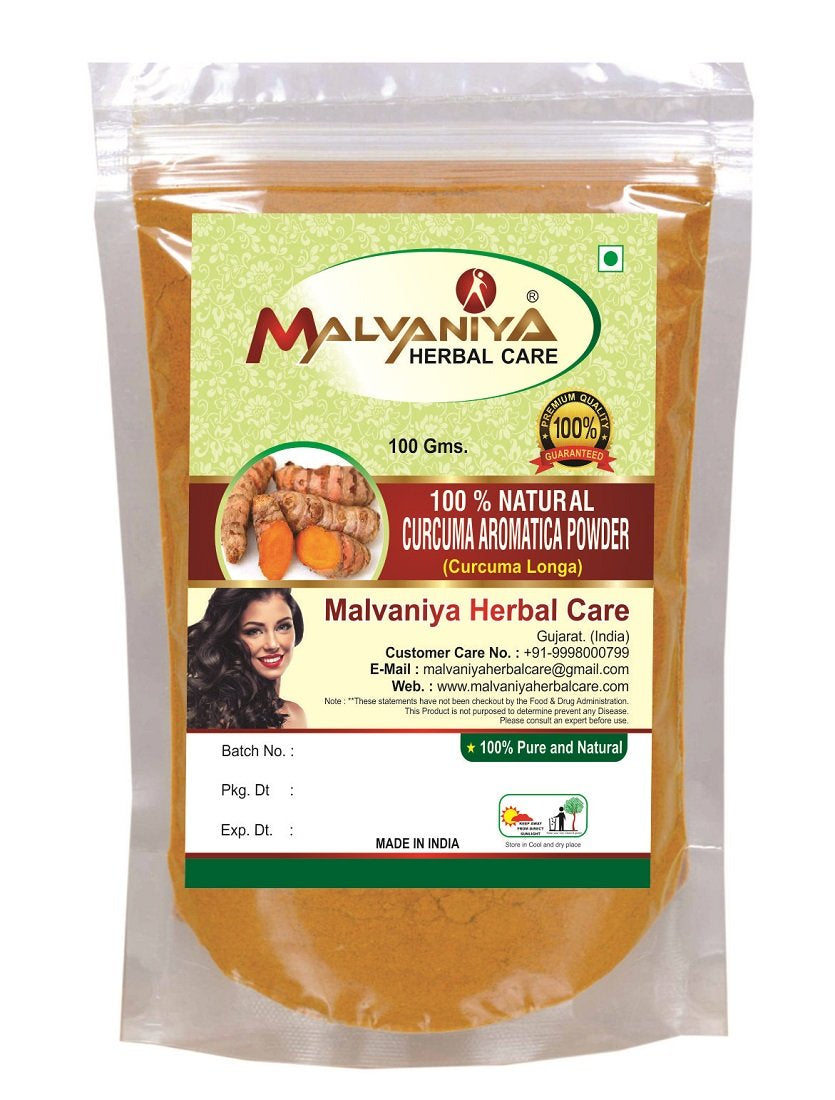 100% Pure Natural Curucuma Aromatica (TUMERIC Root Powder)(Curcuma Longa) Powder (100Grams/ (0.22 LB) External Use TLBH