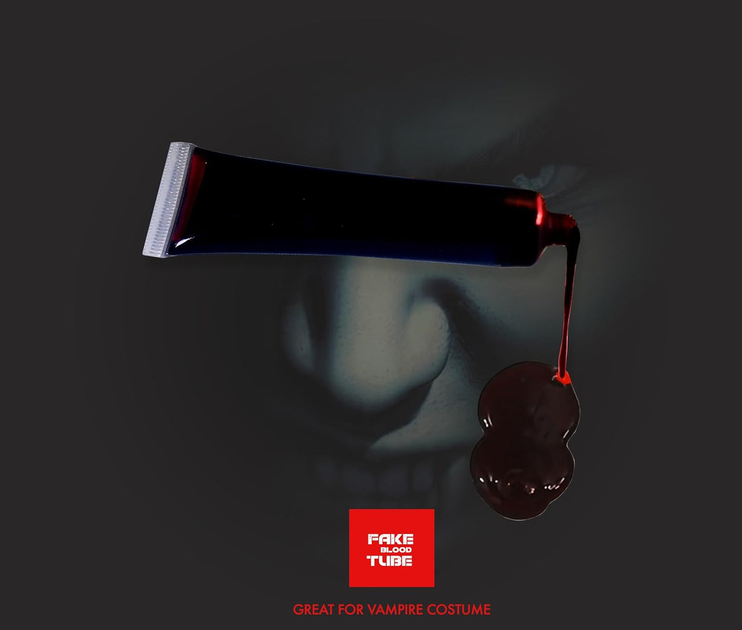 Realistic Looking Costume Makeup Blood – Zombie/Vampire Tube Blood 1 Oz.