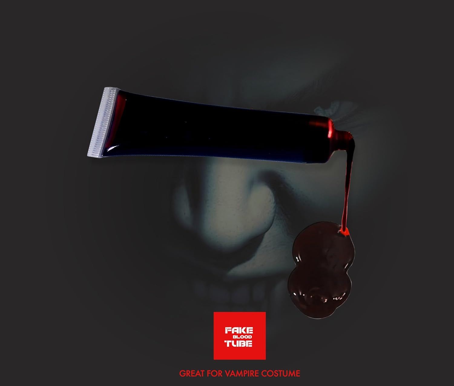 Realistic Looking Costume Makeup Blood – Zombie/Vampire Tube Blood 1 Oz.