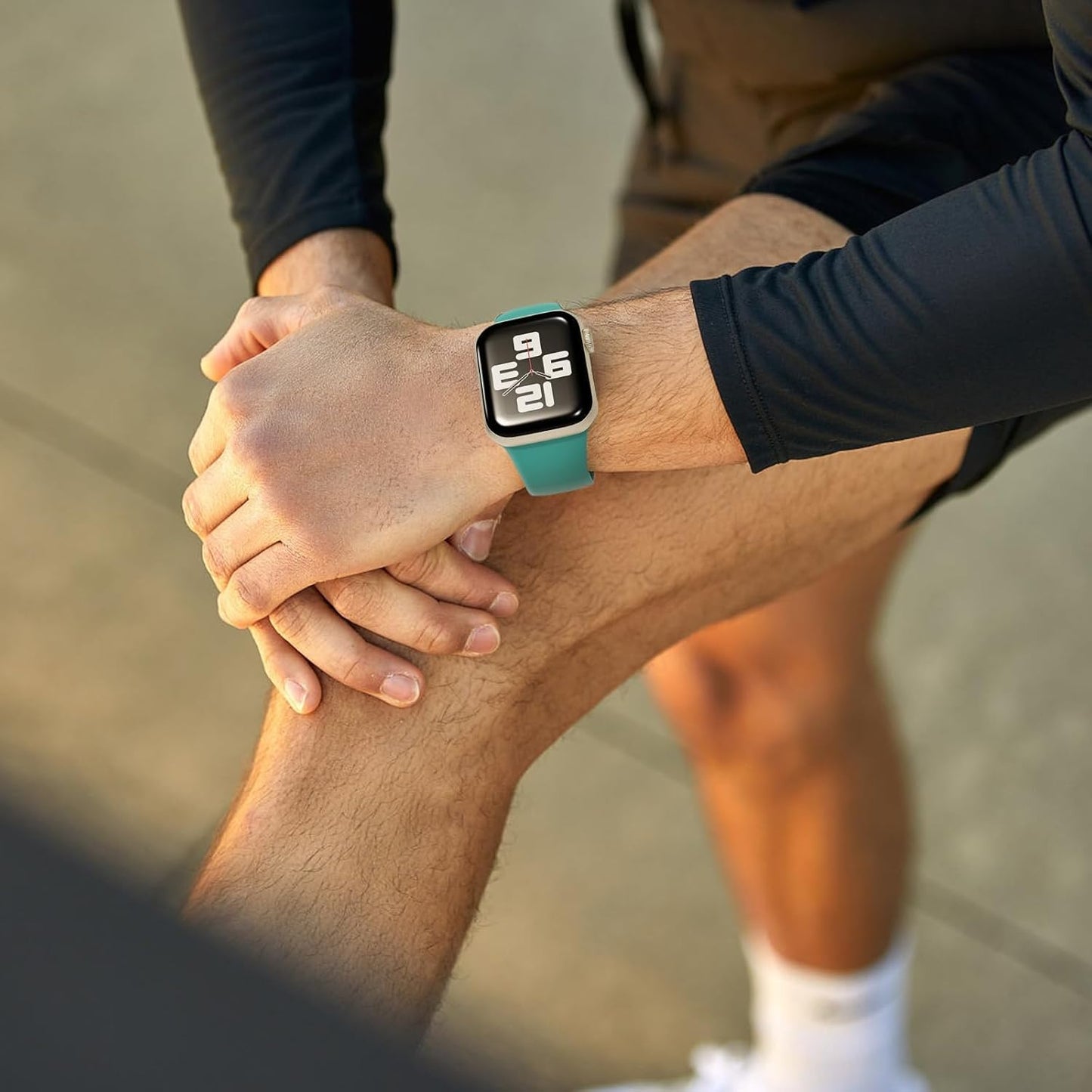 Sport Bands Compatible with Apple Watch Band 38Mm 40Mm 41Mm 42Mm 44Mm 45Mm 46Mm 49Mm,Soft Silicone Waterproof Strap Compatible with Iwatch Bands Series 9 Ultra 8 7 6 5 4 3 2 1 SE Universal