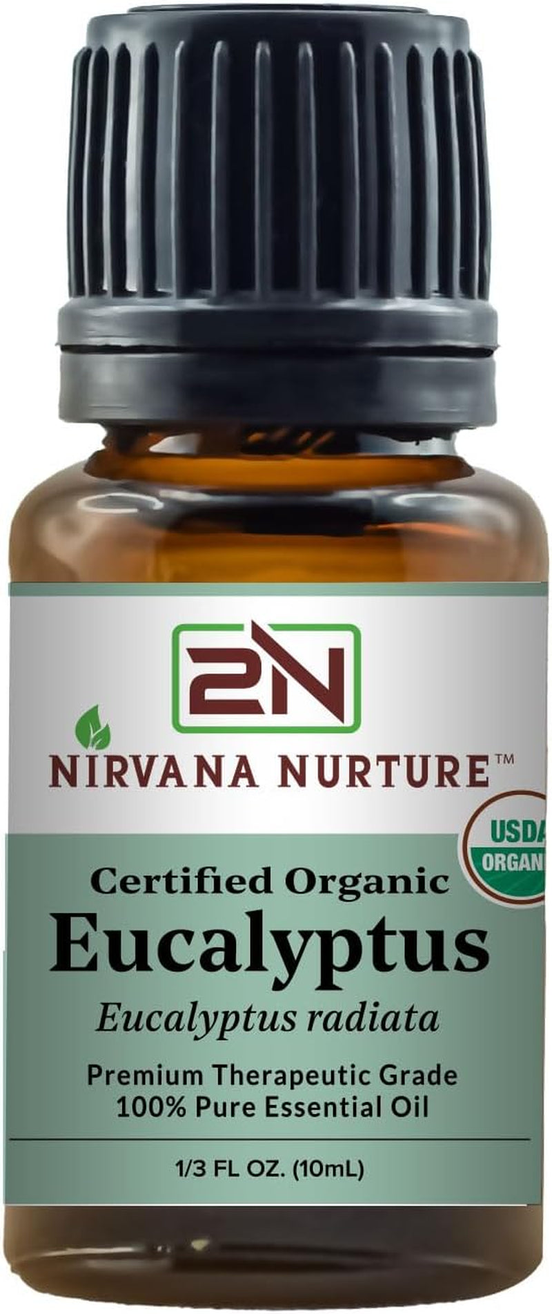 Peppermint Essential Oil USDA Certified Organic 100% Pure Premium Therapeutic Grade, Undiluted - Aromatherapy Diffuser for Calm and Relaxation, Skin Care, Hair Care TLBH