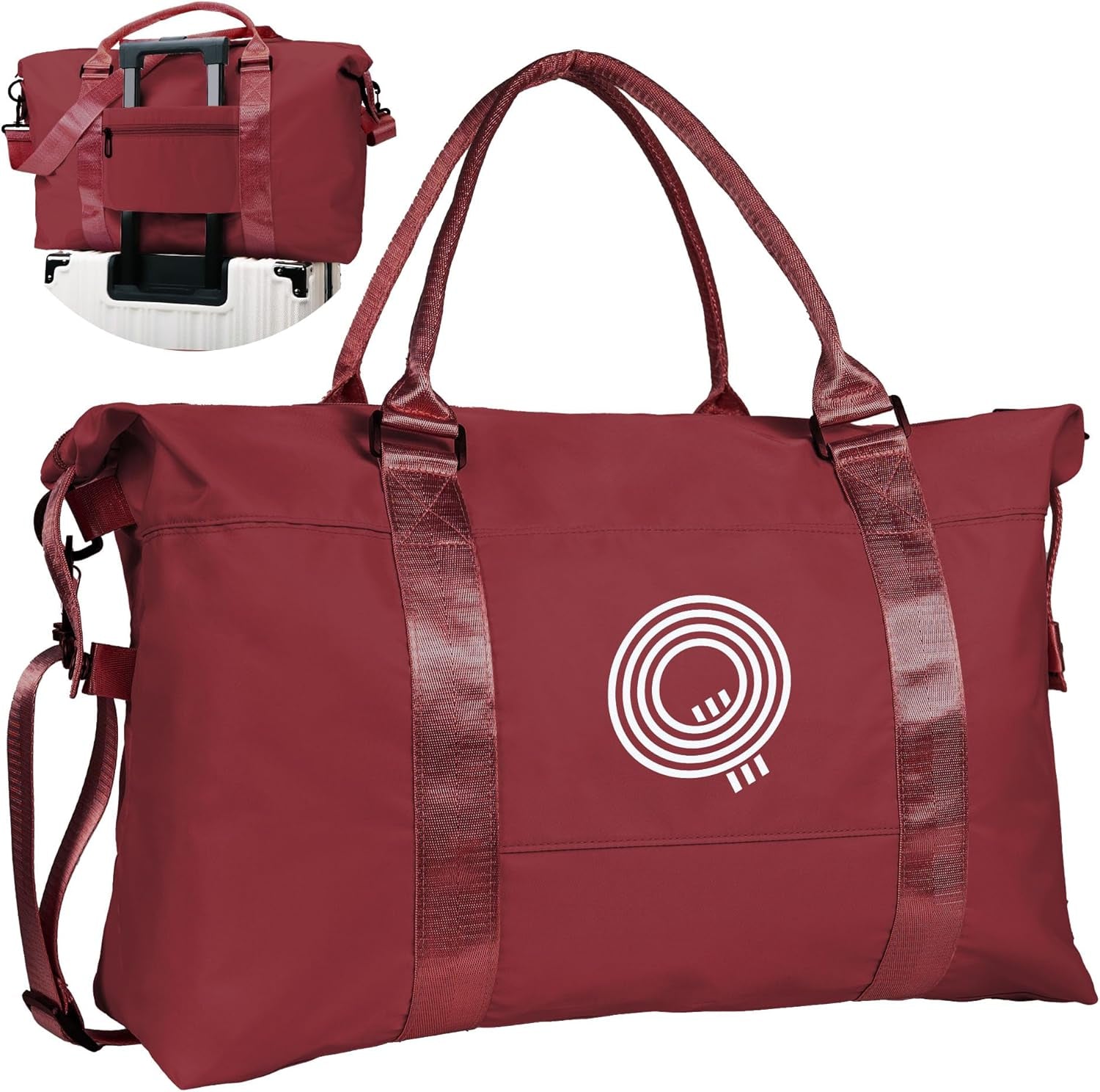 Bridesmaid Gifts, Teacher Appreciation Gift, Initial Travel Duffel Bag, Kids Duffel Bag,Personalized Weekender Bag, Birthday Gifts for Women Gifts for Teen Girls (Letter S)