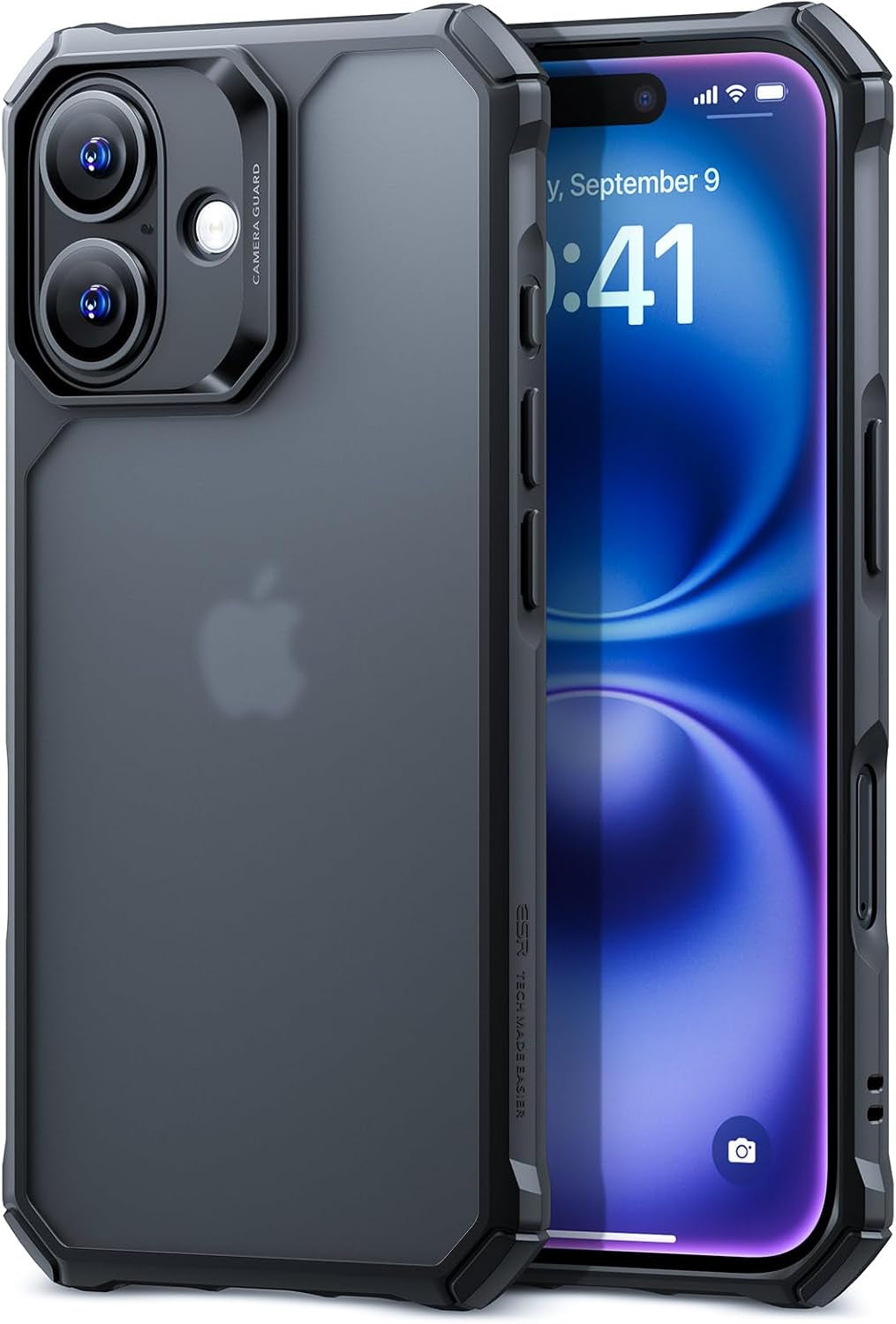 for Iphone 16E Case, 23FT Military-Grade Drop Protection, Heavy Duty Magnetic Phone Case for Iphone SE 4, Compatible with Magsafe Accessories, Cyber Series, Black