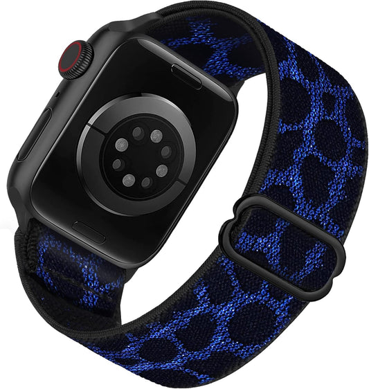 Stretchy Nylon Solo Loop Band Compatible with Apple Watch Band 49/45/44/42Mm 38/40/41Mm, Adjustable Braided Sport Elastic Wristbands Women Men Strap for Iwatch Series Ultra SE 8/7/6/5/4/3/2/1