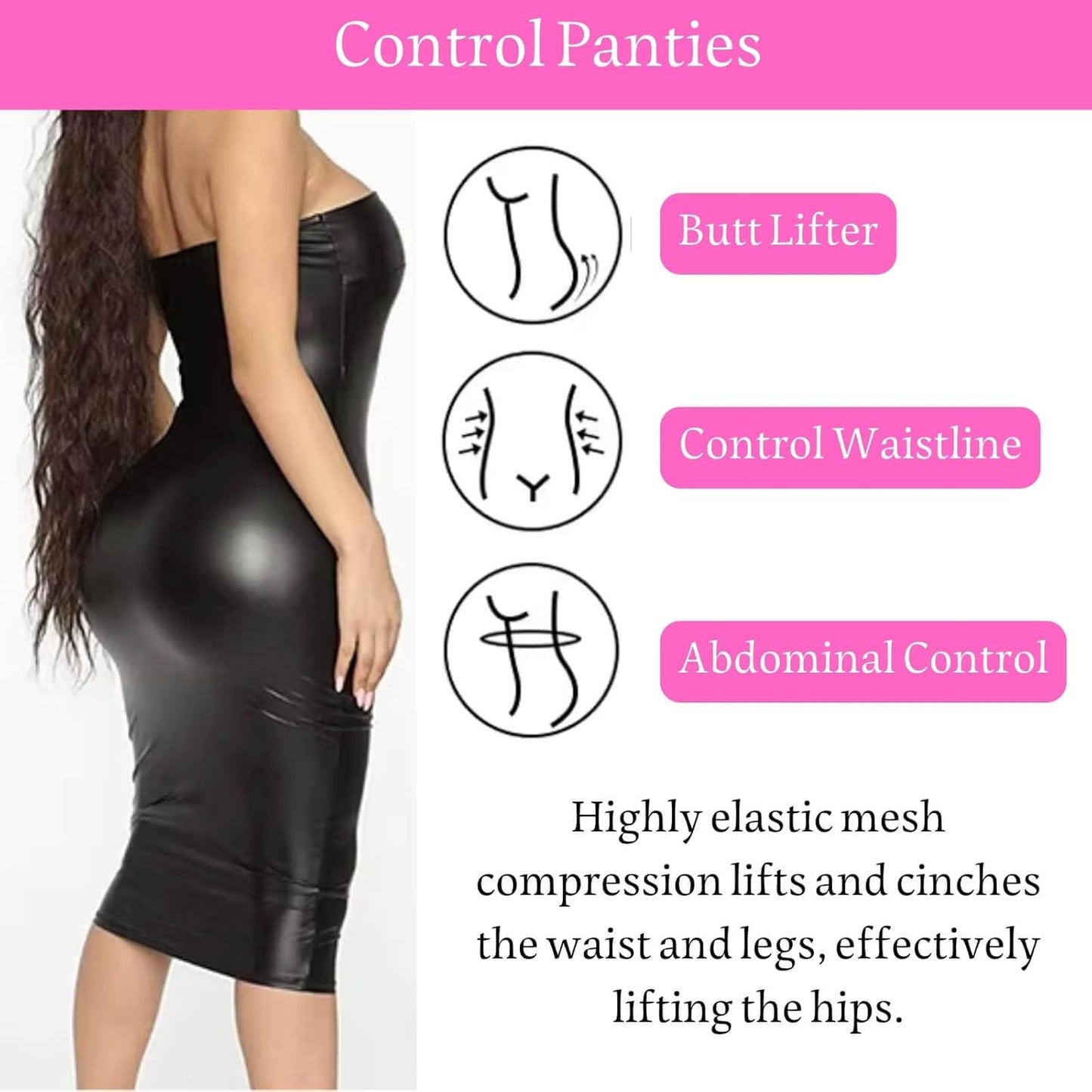 Butt Lifting Shapewear, Butt Lifting Shorts for Women, Tummy Control Butt Lifting Shapewear