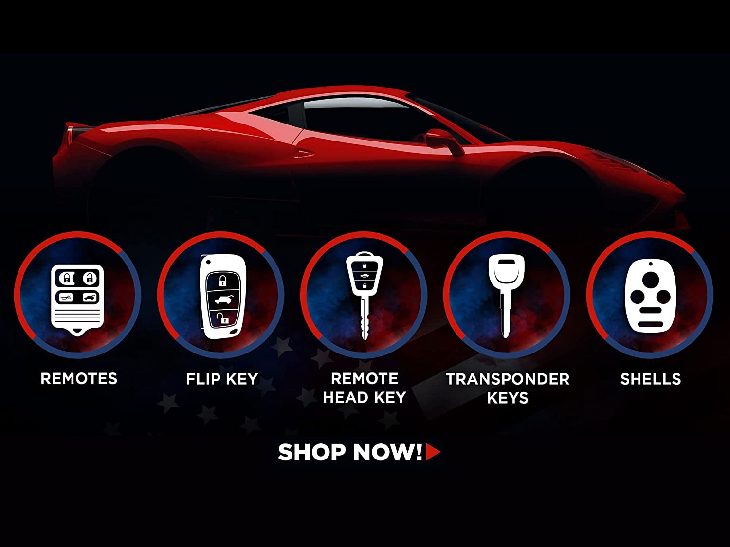 USA Remote CUTTING NOT REQUIRED - Key Fob Keyless Entry Remote Shell Case & Pad Fits Honda Accord/Civic/Cr-V/Fit/Odyssey/Pilot/Ridgeline/Cr-Z