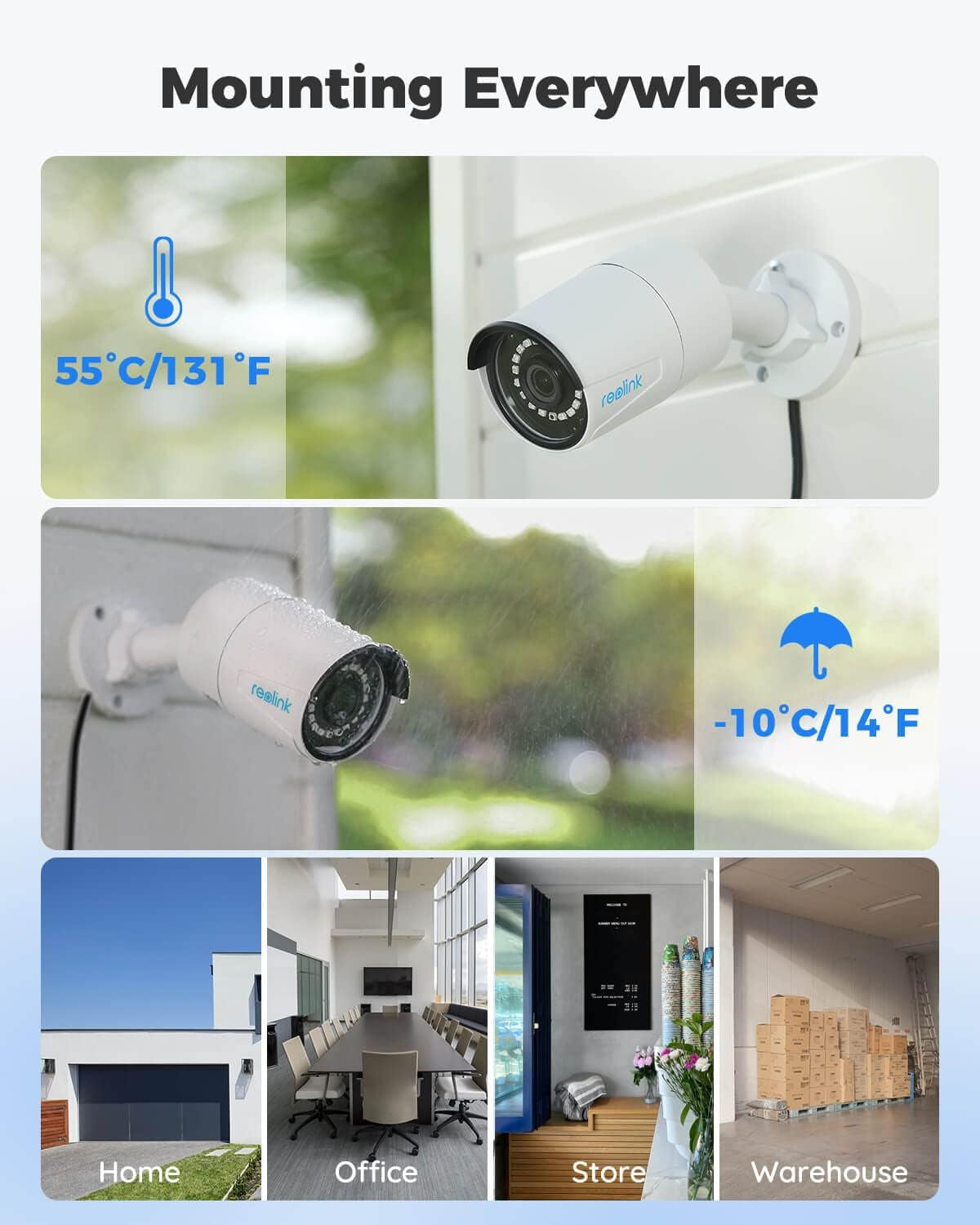 8CH 5MP Home Security Camera System, 6Pcs Wired Outdoor Poe IP Cameras with Person/Vehicle/Pet Detection, 4K/8MP 8CH NVR with 2TB HDD for 24-7 Recording, RLK8-410B6-5MP TRUCK DRIVER