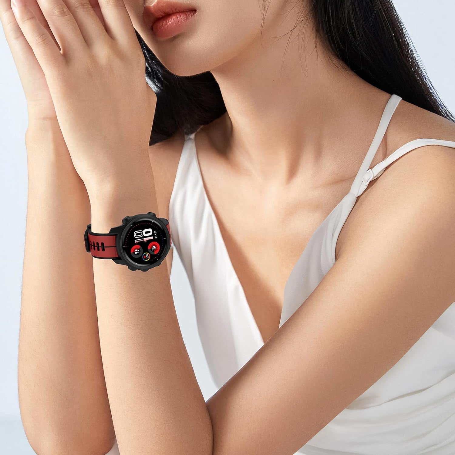 Compatible with Vivoactive 3 Band, 20Mm Width Soft Silicone Watch Bands Replacement for Garmin Vivomove 3/Music/Luxe/Style/Hr/Forerunner 245/645 Music/Samsung Galaxy Watch 42Mm Smartwatches