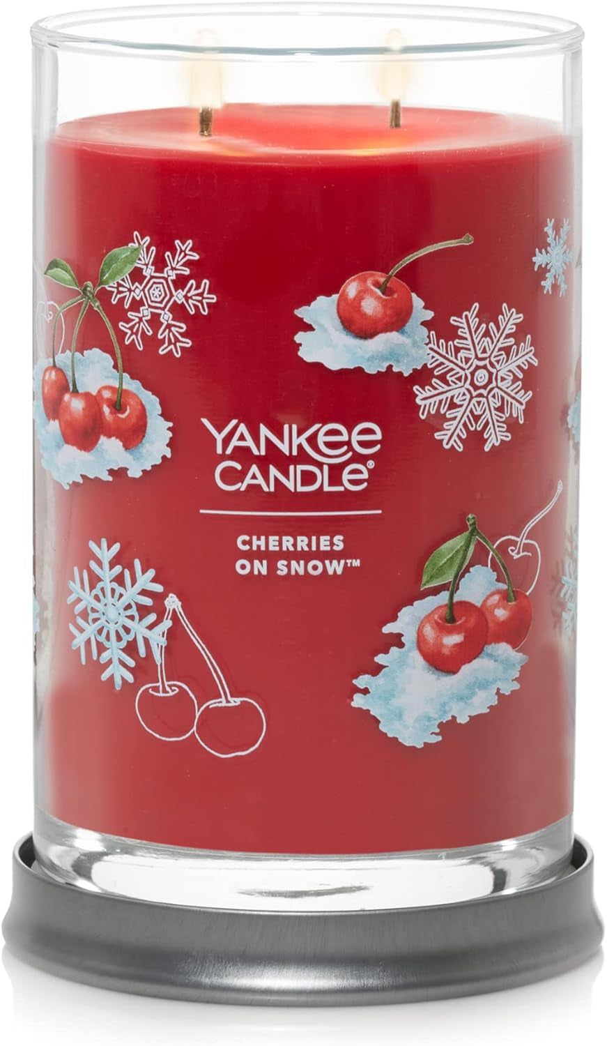 Balsam & Cedar Scented, Classic 22Oz Large Jar Single Wick Candle, over 110 Hours of Burn Time, Ideal Holiday Gift