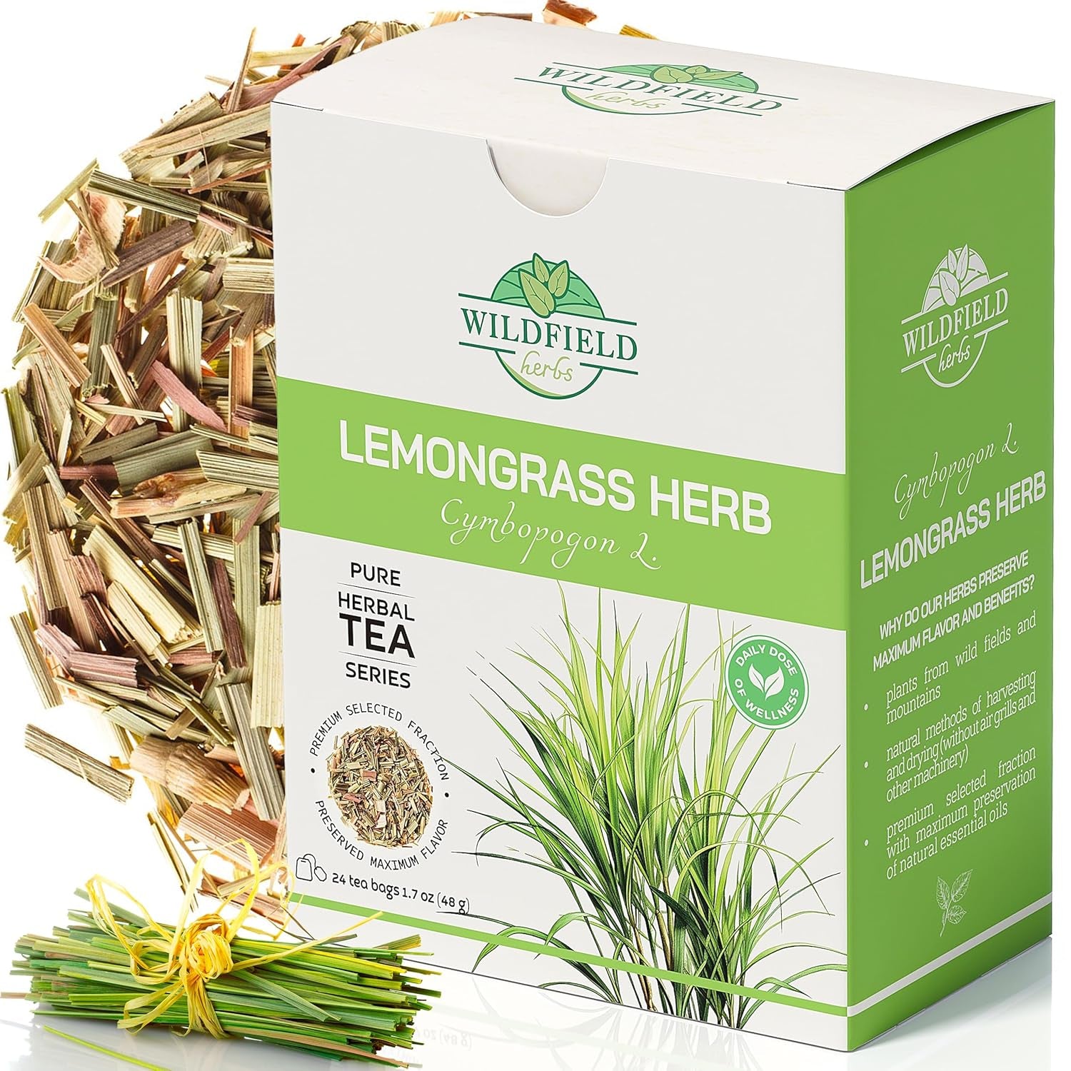 100 Bags Ginger Tea Bags Ginger Root Tea Dry Dried Herb (Zingiber Officinale) - 100 Count 1.5G Tea Bags Ginger Raíz De Jengibre TLBH