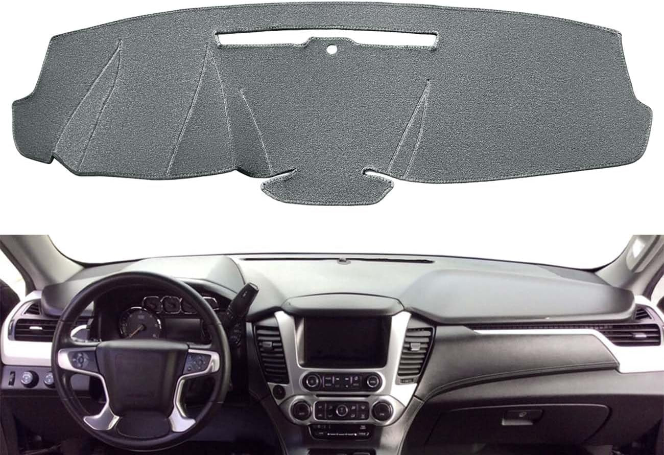 Dash Cover Custom Fit for Chevy Chevrolet Silverado 1500 LT/WT 2007-2013 2500 HD / 3500 HD 2007-2013, GMC Sierra 2007-2013 .Dashboard Cover Mat Pad Carpet (08-13, Black) Y74