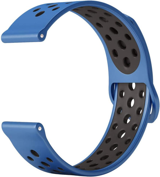 Compatible Replacement for Samsung Galaxy Watch 6 Classic (43Mm/47Mm)/ Galaxy Watch 6 5 4 (40Mm/44Mm)/ Galaxy Watch 5 Pro (45Mm)/ Galaxy Watch 4 Classic (42Mm/46Mm) Silicone Breathable Band, Medium